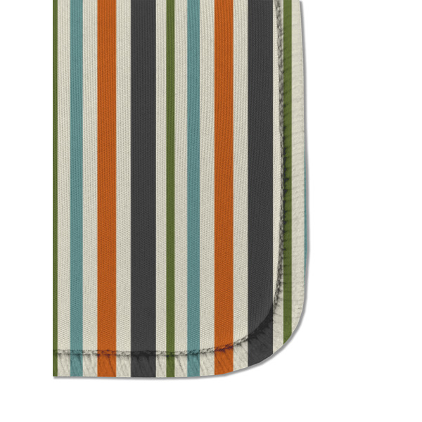 Orange & Blue Stripes Sanitizer Holder Keychain - Detail