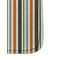 Orange & Blue Stripes Sanitizer Holder Keychain - Detail