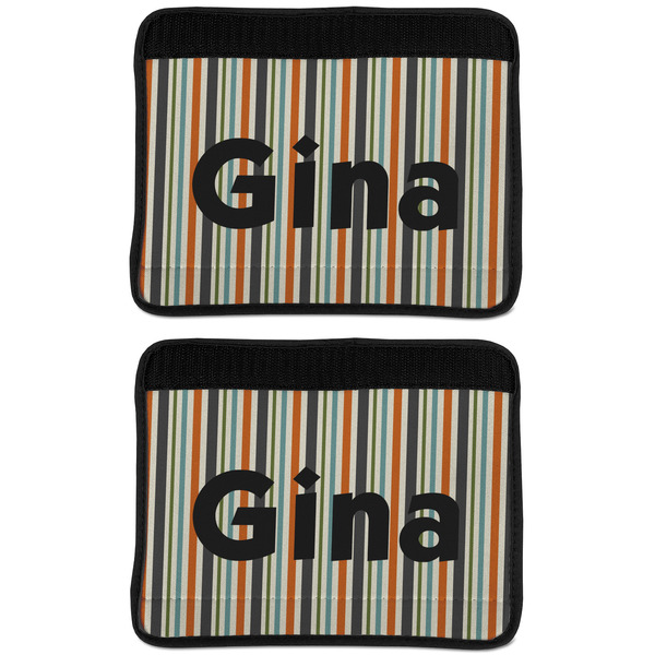 Orange & Blue Stripes Seat Belt Cover (APPROVAL Update)