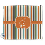Orange & Blue Stripes Security Blanket (Personalized)