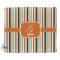 Orange & Blue Stripes Security Blanket (Personalized)