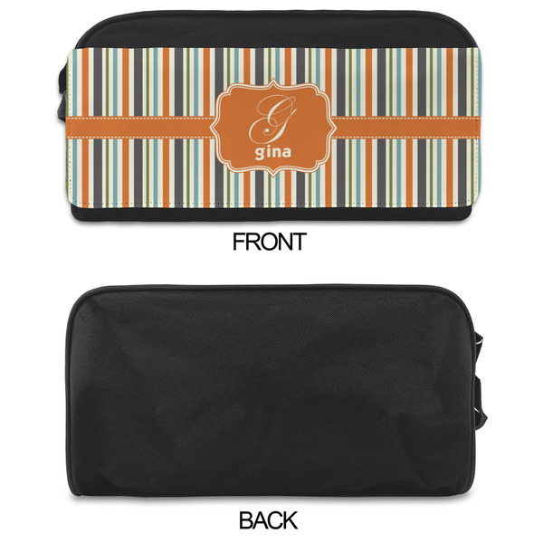 Orange & Blue Stripes Shoe Bags - APPROVAL