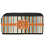 Orange & Blue Stripes Shoe Bag (Personalized)