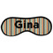 Orange & Blue Stripes Sleeping Eye Masks - Large (Personalized)