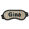Orange & Blue Stripes Sleeping Eye Mask - Small (Personalized)