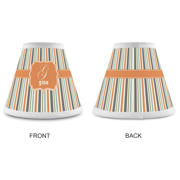 Orange & Blue Stripes Small Chandelier Lamp - Approval