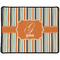 Orange & Blue Stripes Large Gaming Mouse Pad - 12.5" x 10" (Personalized)