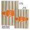 Orange & Blue Stripes Soft Cover Journal - Compare