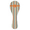 Orange & Blue Stripes Ceramic Spoon Rest (Personalized)