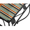 Orange & Blue Stripes Square Trivet - Detail