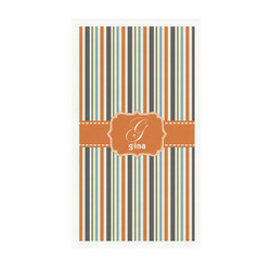 Orange & Blue Stripes Guest Paper Towels - Full Color - Standard (Personalized)