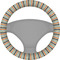 Orange & Blue Stripes Steering Wheel Cover