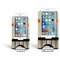 Orange & Blue Stripes Stylized Phone Stand - Comparison