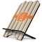 Orange & Blue Stripes Stylized Tablet Stand (Personalized)