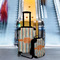 Orange & Blue Stripes Suitcase Set 4 - IN CONTEXT