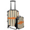 Orange & Blue Stripes Suitcase Set 4 - MAIN