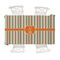 Orange & Blue Stripes Tablecloths (58"x102") - MAIN (top view)