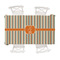 Orange & Blue Stripes Tablecloth - 58"x102" (Personalized)