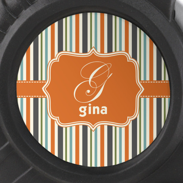 Orange & Blue Stripes Tape Measure - 25ft - detail