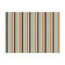 Orange & Blue Stripes Tissue Paper Sheets - Large - Heavyweight