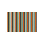 Orange & Blue Stripes Tissue Paper Sheets - Small - Heavyweight