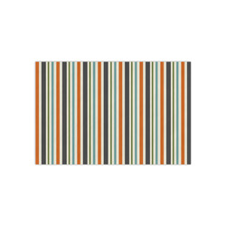Orange & Blue Stripes Tissue Paper Sheets - Small - Heavyweight