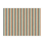Orange & Blue Stripes Tissue Paper Sheets