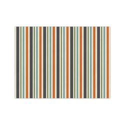Orange & Blue Stripes Medium Tissue Papers Sheets - Lightweight