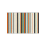 Orange & Blue Stripes Tissue Paper Sheets - Small - Lightweight