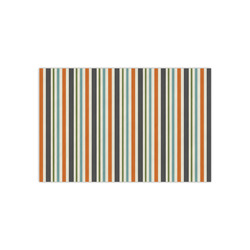 Orange & Blue Stripes Tissue Paper Sheets - Small - Lightweight