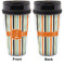 Orange & Blue Stripes Travel Mug Approval (Personalized)
