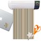 Orange & Blue Stripes Sticker Vinyl Sheet (Permanent)