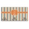 Orange & Blue Stripes Wall Mounted Coat Rack (Personalized)