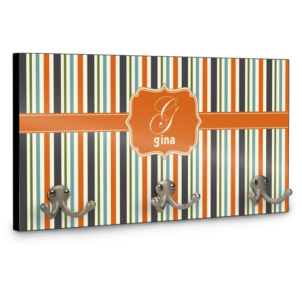 Orange & Blue Stripes Coat Hanger Main