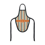 Orange & Blue Stripes Bottle Apron (Personalized)