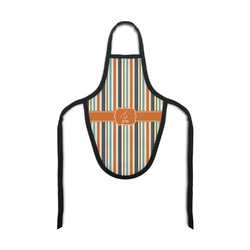 Orange & Blue Stripes Bottle Apron (Personalized)