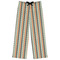 Orange & Blue Stripes Womens Pajama Pants - M
