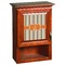 Orange & Blue Stripes Wooden Cabinet Decal (Medium)