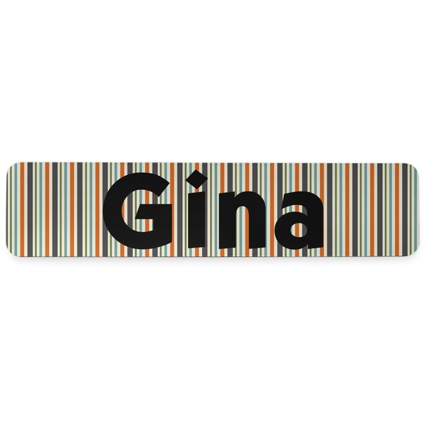 Orange & Blue Stripes Wrist Rest - Apvl