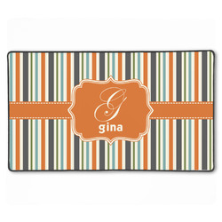 Orange & Blue Stripes XXL Gaming Mouse Pad - 24" x 14" (Personalized)