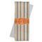 Orange & Blue Stripes Yoga Mat Towel (Personalized)
