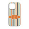 Orange & Blue Stripes iPhone 13 Mini Case - Back