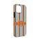 Orange & Blue Stripes iPhone 13 Mini Tough Case - Angle
