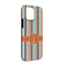 Orange & Blue Stripes iPhone 13 Tough Case - Angle