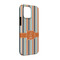 Orange & Blue Stripes iPhone Case - Rubber Lined - iPhone 13 (Personalized)
