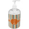 Orange Blue Swirls & Stripes Bathroom Accessories Set (Personalized)
