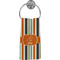 Orange & Blue Stripes Hand Towel - Full Print (Personalized)