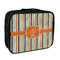 Orange & Blue Stripes Insulated Lunch Bag (Personalized)