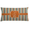 Orange & Blue Stripes Pillow Case (Personalized)