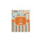 Orange Blue Swirls & Stripes 11x14 - Canvas Print - Front View